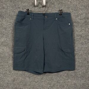 Kuhl Womens Size‎ 14 Renegade Shorts Army Green Outdoor Casual Camp Hiking